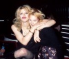 Drew Barrymore photo when she was a teenager together with Courtney Love