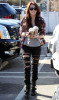 Miley Cyrus spotted getting coffee from Coffee Bean on January 23rd 2010 in Toluca Lake 1