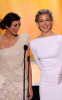 Kate Hudson and Marion Cotillard onstage during the 16th Annual Screen Actors Guild Awards held at the Shrine Auditorium on January 23rd 2010 in Los Angele