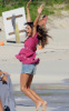 Alessandra Ambrosio behind the scenes of a photo shoot on January 23rd 2010 at the beach of St Barts 1