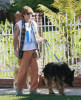 Billy Ray Cyrus spotted early on the morning of January 25th 2010 walking his dogs in Studio City 3