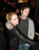 Anna Paquin and Stephen Moyer attend a fundraising concert by Radiohead for Oxfam Americas Haiti Relief fund on January 24th 2010 at The Music Box Theatre at The Fonda 5