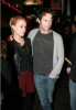 Anna Paquin and Stephen Moyer attend a fundraising concert by Radiohead for Oxfam Americas Haiti Relief fund on January 24th 2010 at The Music Box Theatre at The Fonda 4