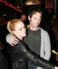 Anna Paquin and Stephen Moyer attend a fundraising concert by Radiohead for Oxfam Americas Haiti Relief fund on January 24th 2010 at The Music Box Theatre at The Fonda 2