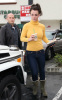 Britney Spears spotted heading to Starbucks in Calabasas California on January 26th 2010 wearing a yellow high neck top 5