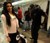 Kim Kardashian seen with her boyfriend Reggie Bush on January 24th 2010 at the NFC Championship Game at the Louisana Superdome in New Orleans 3