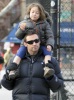 Hugh Jackman spotted with cute Ava after picking her up from school on January 26th 2010 in New York 5