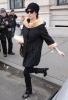 Catherine Zeta Jones spotted on January 27th 2010 passing by some photographers in New York City 1