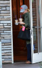 Ashley Tisdale leaves Coffee Bean with loads of take away cups on January 27th 2010 in Toluca Lake 1