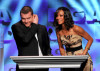 Sam Worthington and Zoe Saldana present the Feature Film Nomination Plaque for Avatar onstage during the 62nd Annual Directors Guild Of America Awards 1