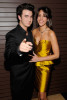 Kevin Jonas and his wife Danielle Deleasa arrive at the 52nd Annual GRAMMY Awards for the Salute To Icons Honoring Doug Morris held at The Beverly Hilton Hotel on January 30th 2010 in Beverly Hills 1