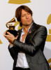 Kieth Urban with his award in the press room during the 52nd Annual GRAMMY Awards held at Staples Center on January 31st 2010 1