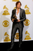 Kieth Urban with his award in the press room during the 52nd Annual GRAMMY Awards held at Staples Center on January 31st 2010 6