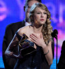 Taylor Swift accepts the award onstage during the 52nd Annual GRAMMY Awards held at Staples Center on January 31st 2010 in Los Angeles California 9