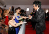 Adam Lambert arrives at the 52nd Annual GRAMMY Awards held at Staples Center on January 31st 2010 in Los Angeles California 11