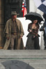 Megan Fox and Josh Brolin spotted on February 5th 2010 while filming scenes for the upcoming film Jonah Hex in Los Angeles 1