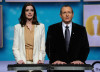 Anne Hathaway and Tom Sherak speak at the 82nd Academy Awards nominations announcement held at the Samuel Goldwyn Theater on February 2nd 2010 in Beverly Hills 2