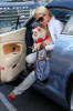 Paris Hilton spotted with her lil puppy on February 2nd 2010 as she left Mauros Cafe 2