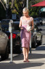 Pink spotted arriving at Stanleys Restaurant for lunch on February 3rd 2010 in Sherman Oaks 2