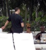 Rihanna spotted sunbathing on February 5th 2010 at the Fountainebleau Hotel in Miami Beach 1