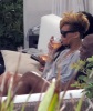 Rihanna spotted sunbathing on February 5th 2010 at the Fountainebleau Hotel in Miami Beach 4