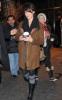 Jessica Alba spotted on February 3rd 2010 walking in New York wearing a brown coat jacket 2