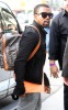 Kanye West spotted arriving at Jim Henson Studios to record We Are the World on February 1st 2010 in Hollywood