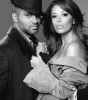 Eva Longoria and her husband Tony Parker photo shoot for the London Fog promotional campaign of February 2010 in black and white 8