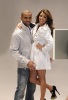 Eva Longoria and Tony Parker together during the photo session for the February 2010 new London Fog Ad 1