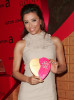 Eva Longoria Parker attends the announcement of Godivas Valentines Day partnership with the Elton John AIDS Foundation on February 1st 2010