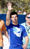 Taylor Lautner attends the 4th Annual DIRECTV Celebrity Beach Bowl at DIRECTV Celebrity Beach Bowl Stadium South Beach on February 6th 2010 in Miami Beach 1