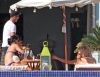 Courteney Cox with Jennifer Aniston spotted at the pool side with friends during Jens 41st birthday on February 5th 2010 in Cabo San Lucas Mexico 4