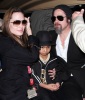 Angelina Jolie with Brad Pitt and their son Maddox spotted together on February 7th 2010 while leaving Super Bowl XLIV at the Sun Life Stadium in Miami Gardens Florida 1