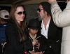 Angelina Jolie with Brad Pitt and their son Maddox spotted together on February 7th 2010 while leaving Super Bowl XLIV at the Sun Life Stadium in Miami Gardens Florida 4