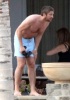 Gerard Butler spotted beside the pool during a vacation on February 6th 2010 in Los Cabos Mexico 4