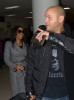 Melanie Brown and her husband Stephen Belafonte seen together on February 7th 2010 as they arrive at Los Angeles International Airport 1