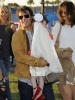 Cameon Diaz seen walking beside Tom Cruise and his wife Katie Holmes and daughter Suri at the Super Bowl on February 7th 2010 at the Sun Life Stadium in Miami Florida 3