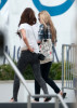 Audrina Partridge seen with Holly Montag as they arrive to a bar in the Eden Roc Hotel on February 8th 2010 in Miami Beach Florida 2