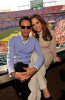 Jennifer Lopez and Marc Anthony together at Super Bowl XLIV on February 7th 2010 at the Sun Life Stadium in Miami Florida 1