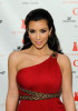 Kim Kardashian on the red carpet of the Heart Truths Red Dress Collection 2010 Swarovski fashion show held at the New York Public Library on February 11th 2010 in NYC 2