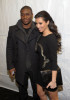 Kim Kardashian and Reggie Bush attend the Mercedes Benz Fashion Week Fall at Bryant Park on February 11th 2010 in New York City 3