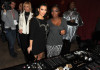 Kim Kardashian and Estelle together backstage during Swarovski at the Red Dress Collection 2010 Fashion Show which was held on February 11th 2010 at the Bryant Park Tent in New York 2