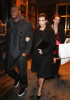 Kim Kardashian and her boyfriend Reggie Bush seen as they left The Tent in Bryant Park after attending a fashion show on February 11th 2010 in New York City 2