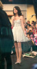 Selena Gomez picture while interviewed on Good Morning America on February 11th 2010 wearing a cute silver dress 3