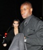 Kim Kardashian and Reggie Bush arrive together to have dinner at the Normas on February 12th 2010 at Le Parker Meridien Hotel in New York City 1