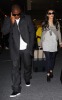 Kim Kardashian and Reggie Bush spotted at McCarron International Airport on February 13th 2010 in Las Vegas Nevada 2