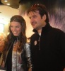 Lara Scandar with producer Jean Marie Riachi at Laras Mission is You launch event held on February 3rd 2010 at Virgin Mega Stores in Cairo Egypt 2