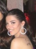 Lara Scandar photo wearing a glam black dress at her private party celebrating the release of her first CD on February 4th 2010 in Cairo Egypt 2