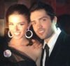 Lara Scandar and Mohammad Bash at the private party held for the launch of Mission is You on February 4th 2010 in Cairo Egypt 7