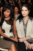 Jessica Szohr and Michelle Trachtenberg attend the Jill Stuart Fall 2010 Fashion Show on February 15th 2010 during Mercedes Benz Fashion Week at the New York Public Library 1